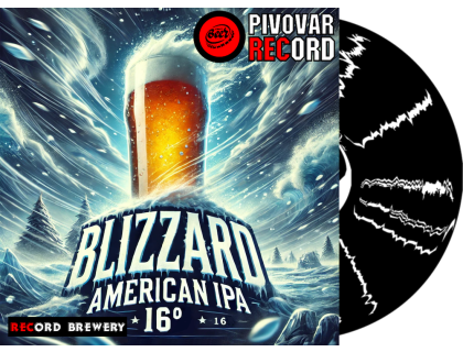 BLIZZARD zimní polotmavé silné pivo 7,1% alk